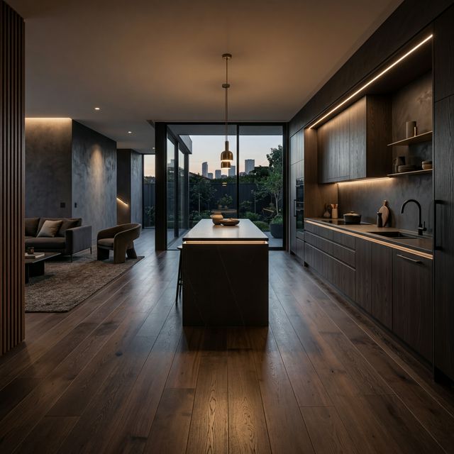 Luxury home interior tradesperson